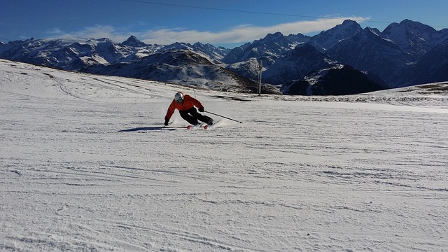 Wintersport skigebied bergen sneeuw skiën