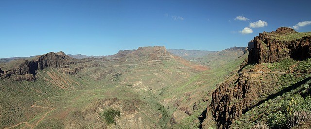 Landschap zonvakantie Gran Canaria