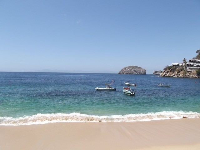 Strand zonvakantie Puerto Vallarta Mexico