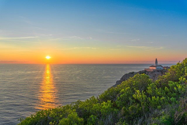 Vakantie Mallorca Spanje zonsondergang