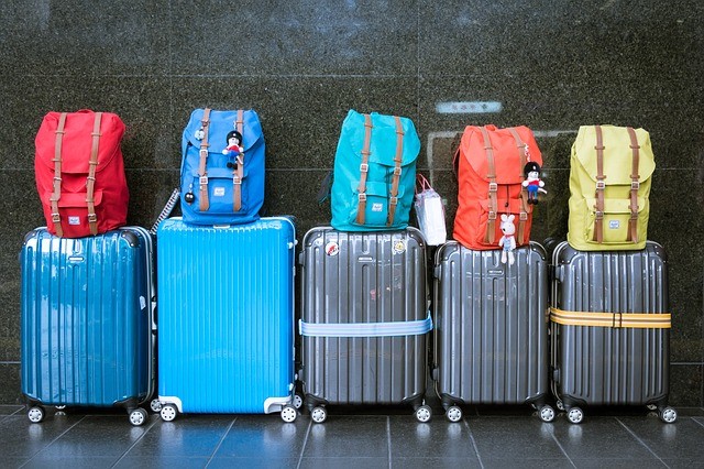 Vakantie bagage koffers tassen
