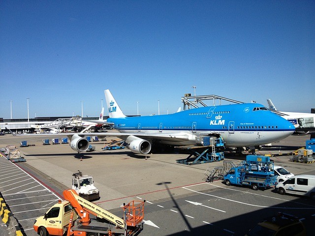 Vliegtuig Schiphol Amsterdam Airport KLM