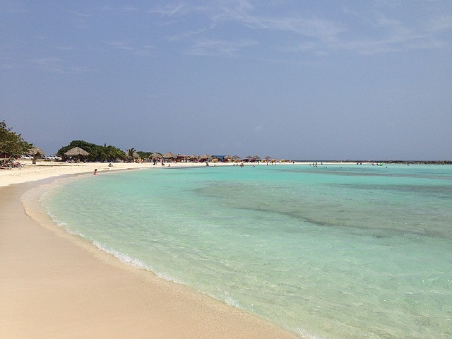 Aruba vakantie zee strand