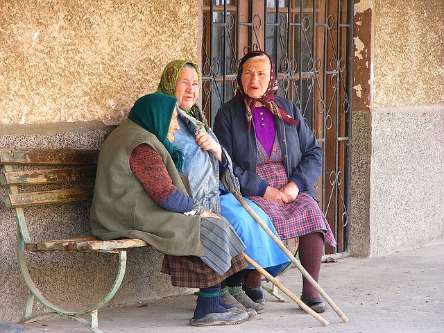 Bulgarije vrouwen dorp