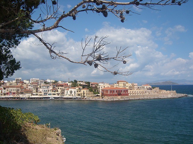 Heraklion Kreta Griekenland zee huizen