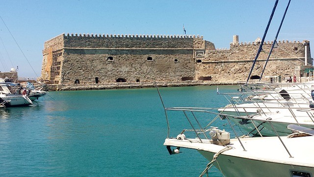 Heraklion Griekenland haven kasteel