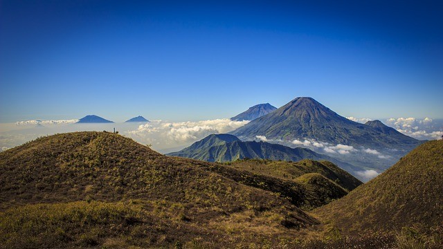 Indonesië berg landschap