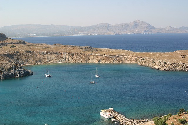 Rhodos Griekenland zee boten