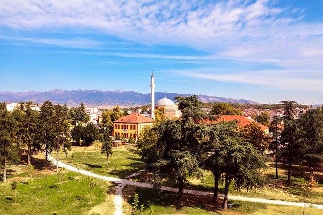 Macedonië Skopje park