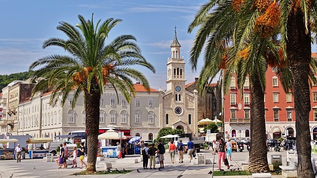 Split vakantie Kroatië mensen