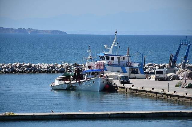 Thessaloniki Griekenland boten zee