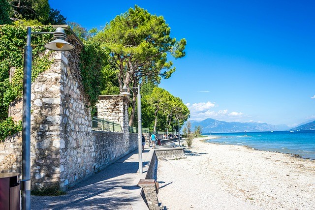 Vakantie Italië Gardameer strand