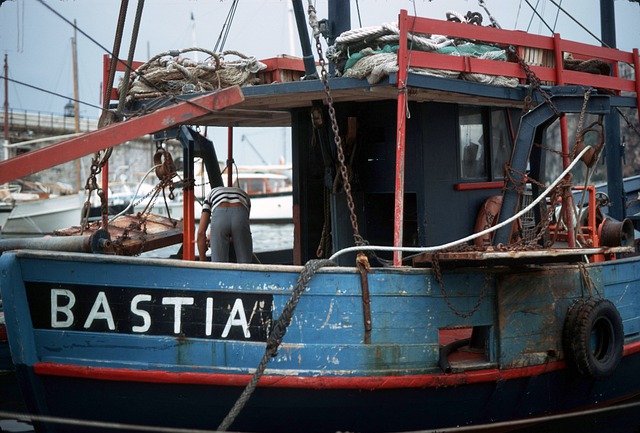 Vissersboot Bastia Corsica Frankrijk