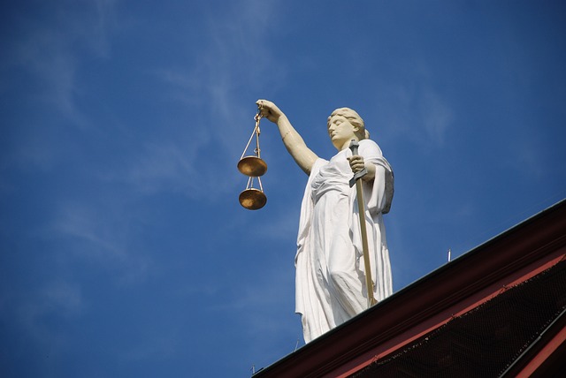 Vrouwe Justitia rechtspraak