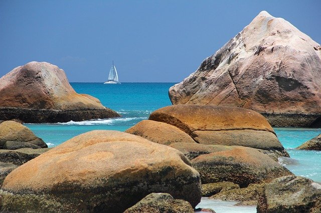 Seychellen reizen zee schip