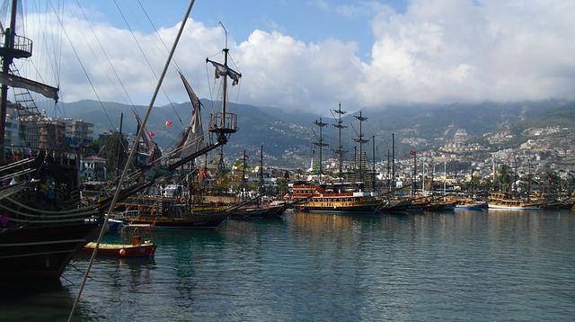 Alanya Turkije vakantie schepen haven