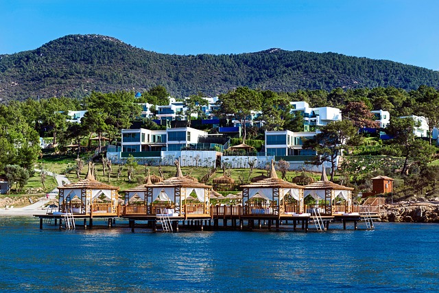 Villa's in het water Bodrum Turkije