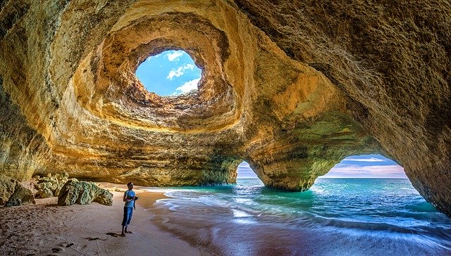 Vakantie Portugal grotten Algarve