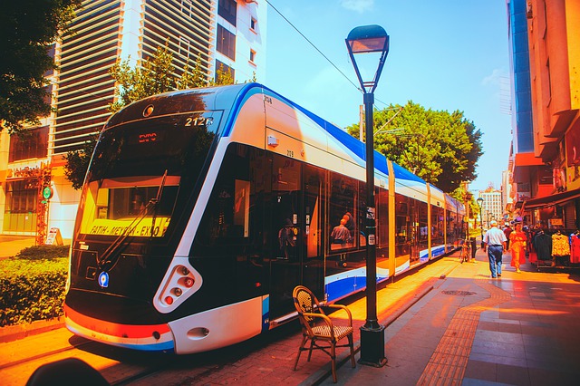 Turkije Antalya tram centrum