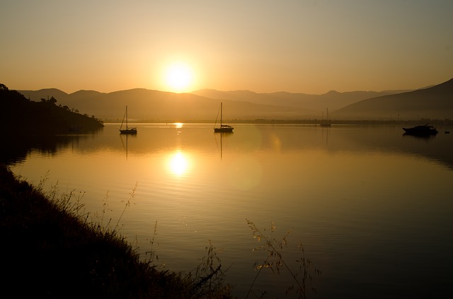 Turkije Fethiye zonsondergang