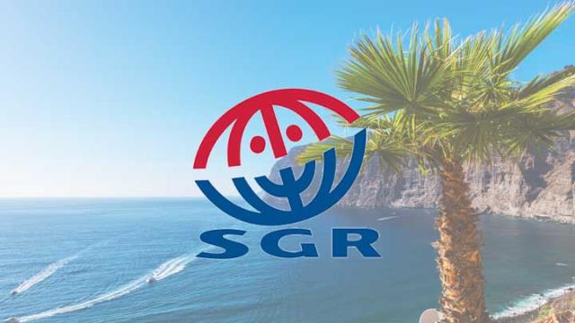 SGR palmbomen zee vakantie zon