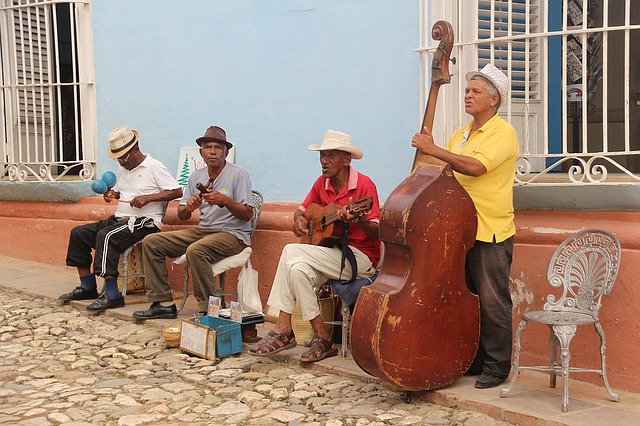 Vakantie Trinidad Cuba muziek mensen