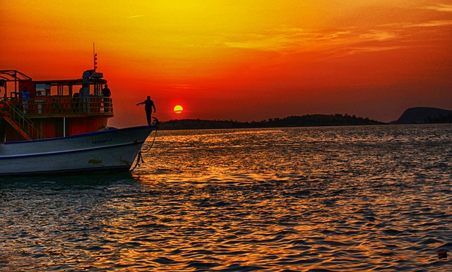 Zonsondergang Turkije Izmir vakantie