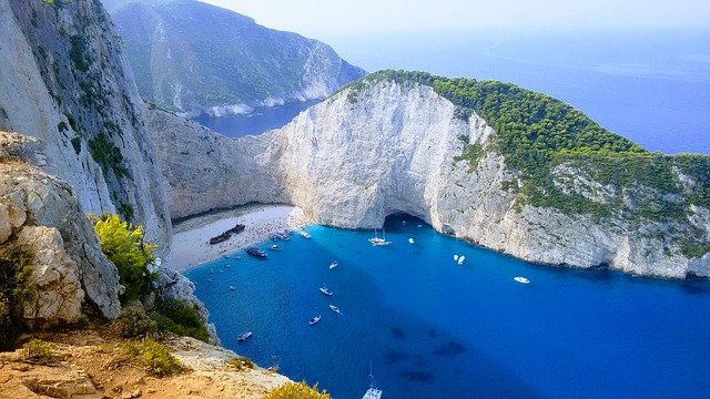 Navagio Beach Zakynthos Griekenland vakantie