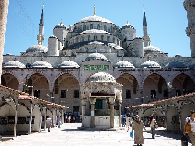 istanbul Turkije Blauwe moskee