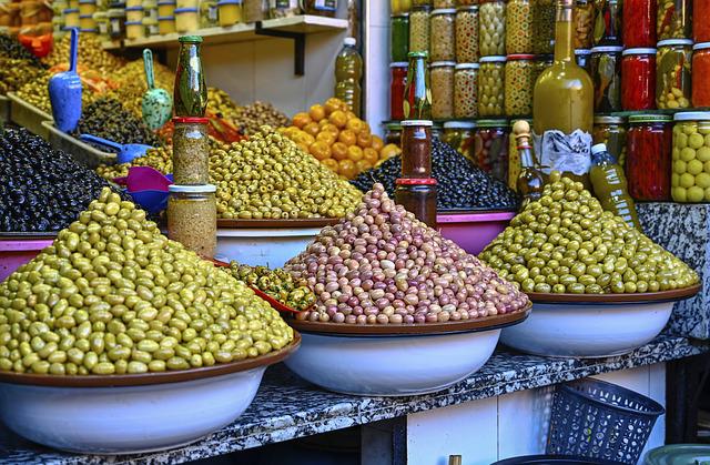 Marokko vakantie bazaar souk eten drinken