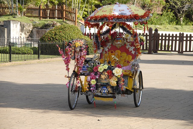 Reizen Maleisië fietstaxi