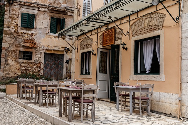 Vakantie Corfu Griekenland restaurant