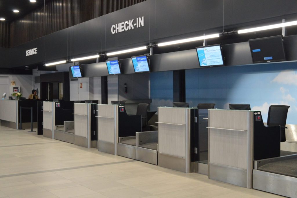 Incheckbalies Maastricht Aachen Airport