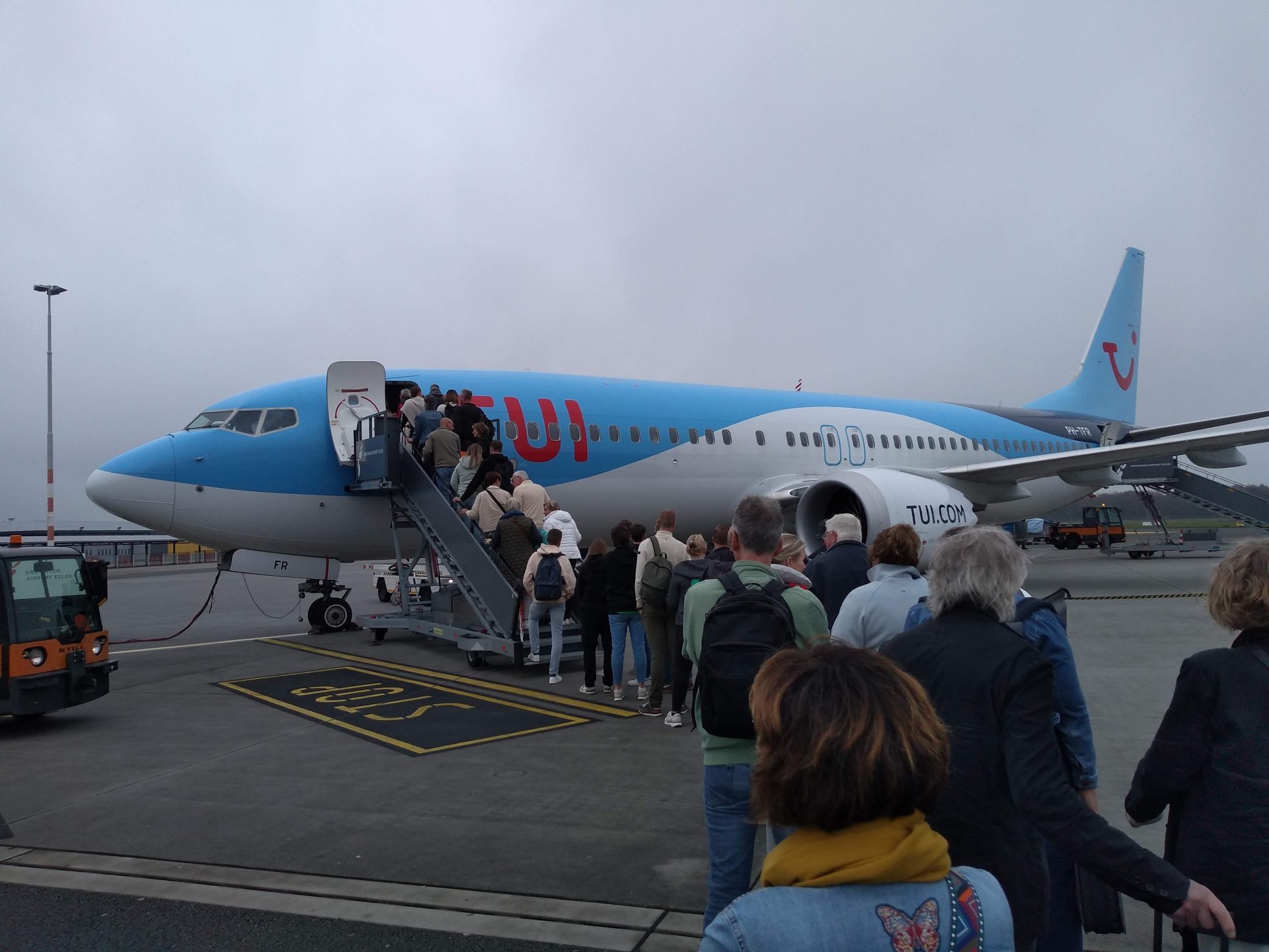 Vliegtuig TUI vanaf Eelde naar Gran Canaria